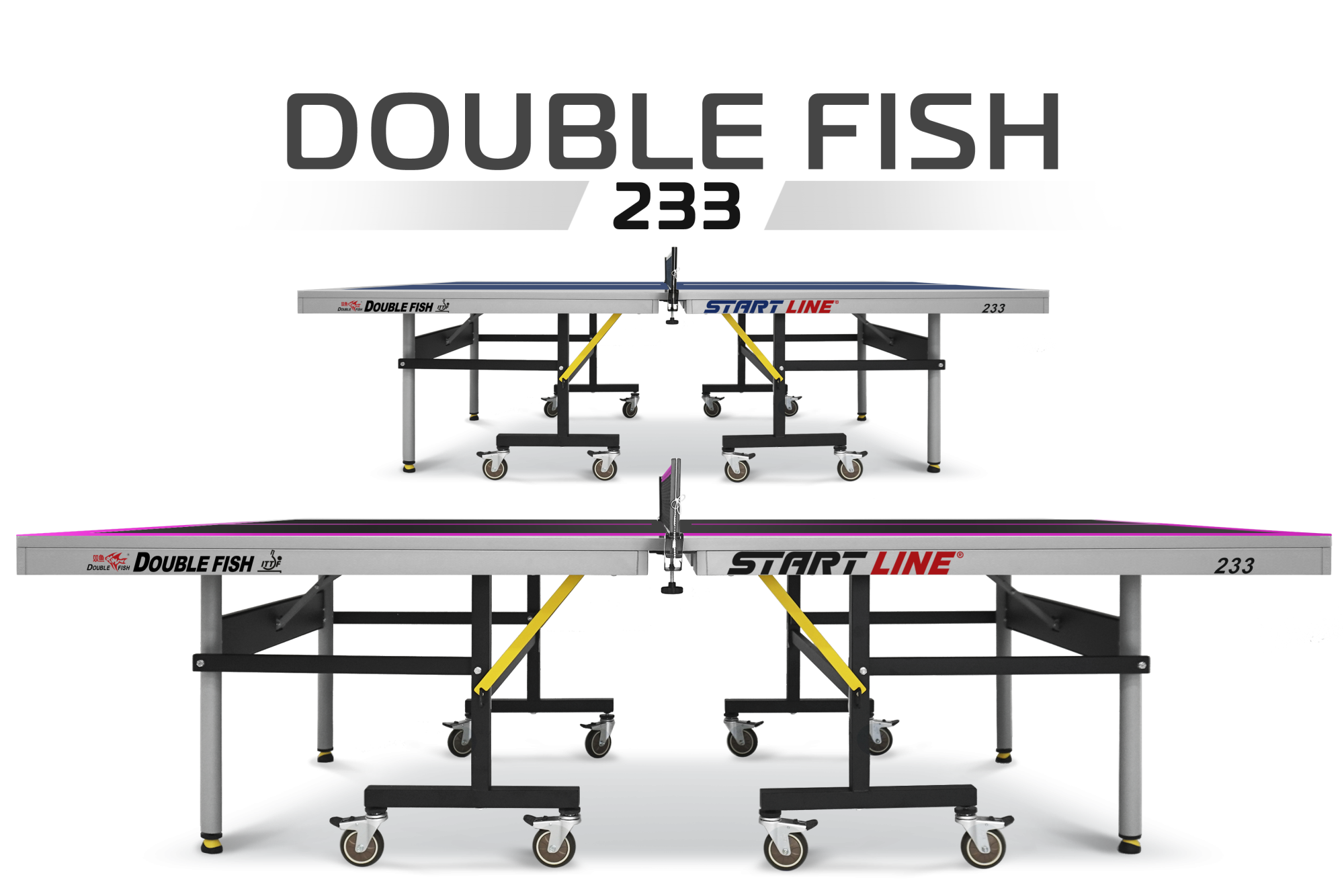 Теннисный стол Double Fish 233 – стол мирового уровня, эксклюзив от Start Line на территории России и стран СНГ!