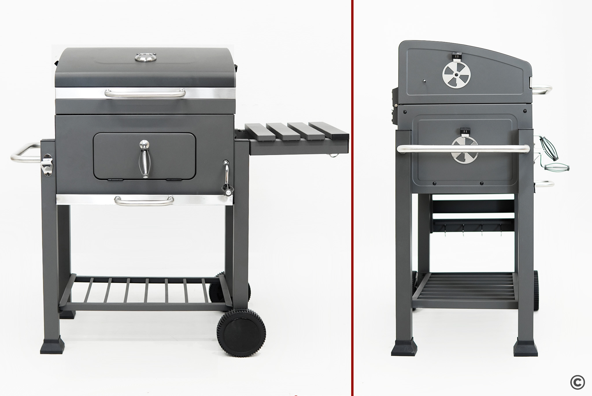 Прямоугольный угольный гриль LOCKER Фото №13