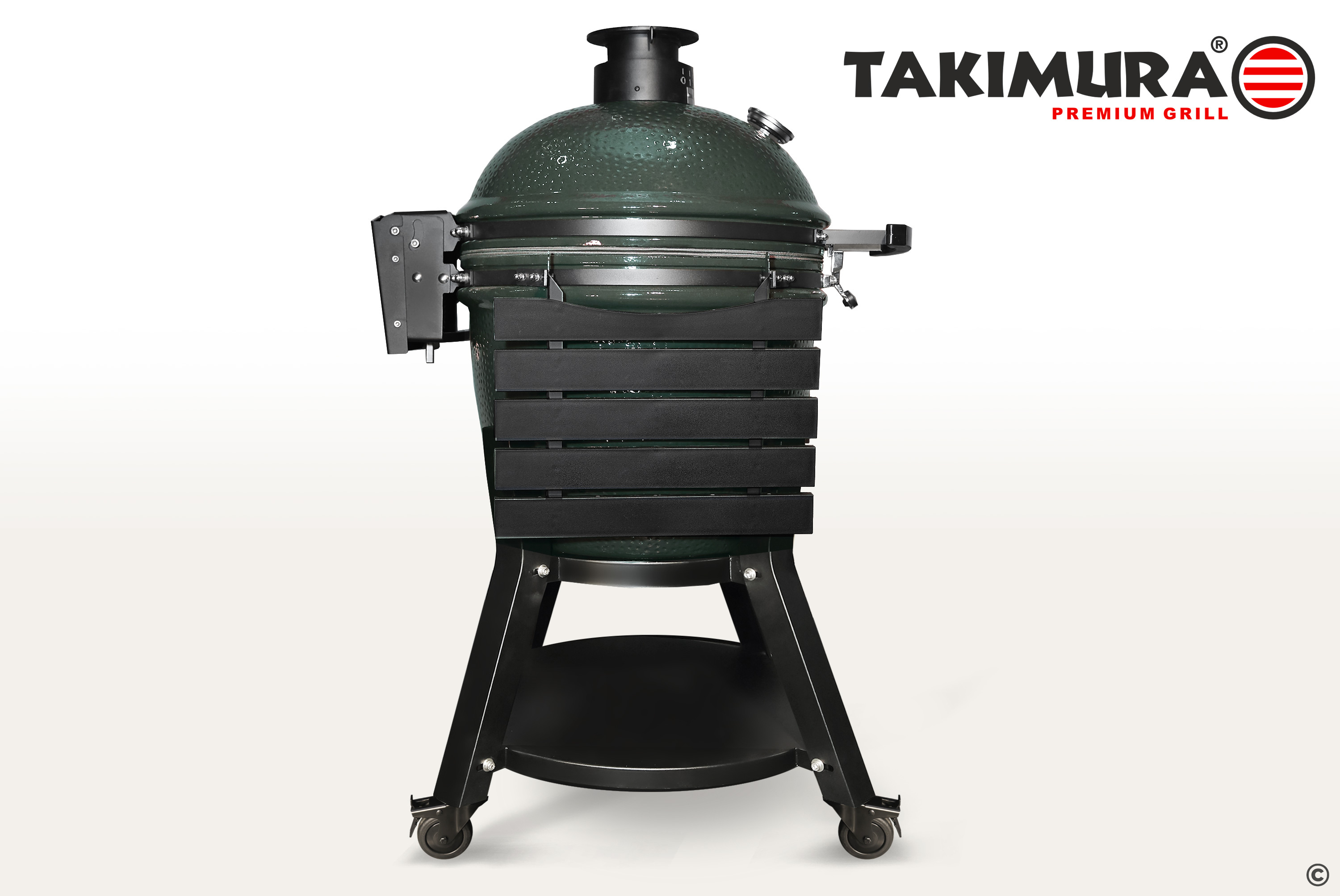 Керамический гриль Takimura 22 дюйма (графит) Фото №7