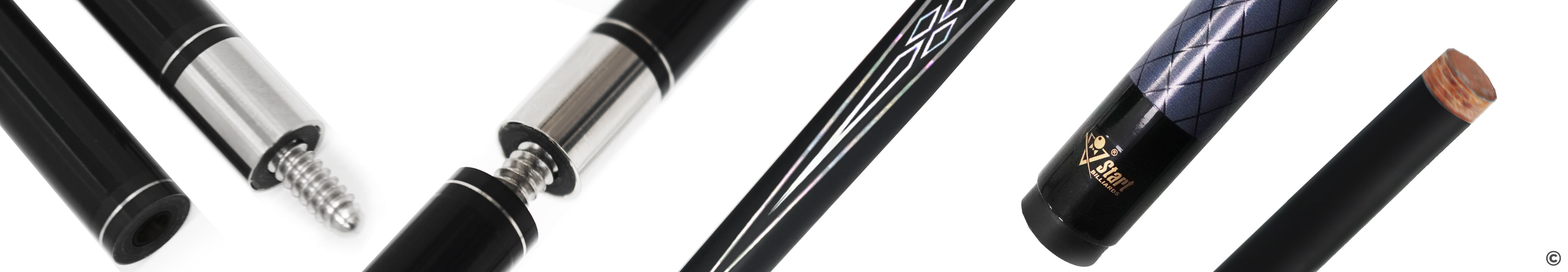 Кий Startbilliards РП Карбон 2РС 160 см. Фото №3