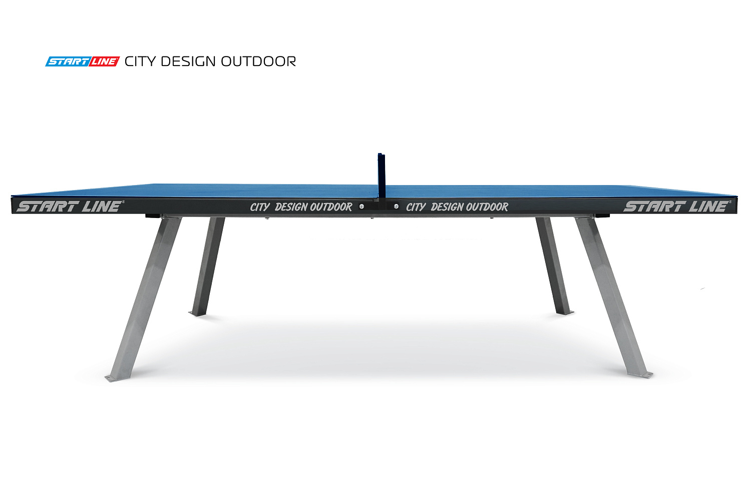 Новый теннисный стол City Design Всепогодный. Современный дизайн антивандальной модели