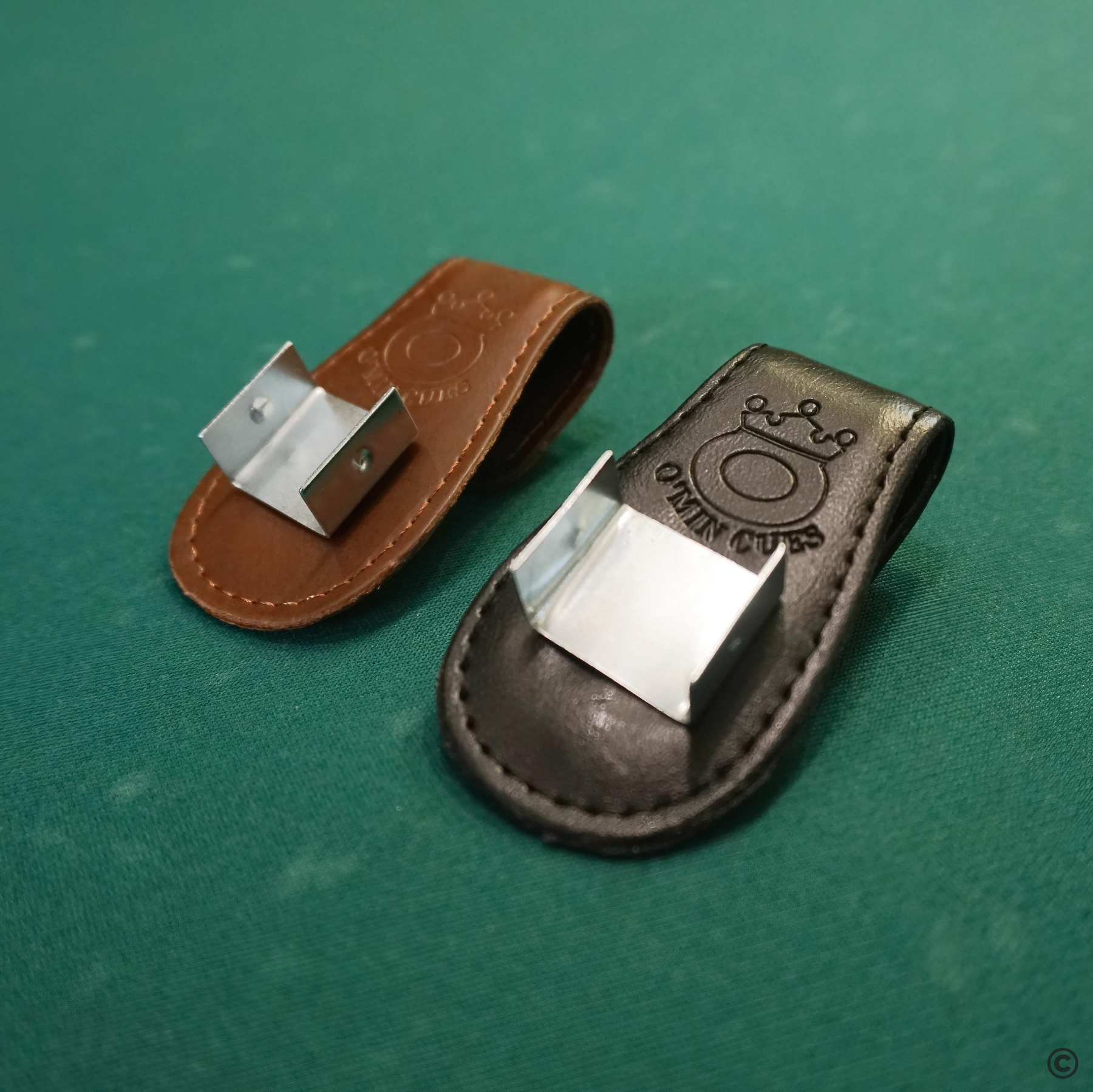 Держатель для мела кожаный открытый черный Фото №4