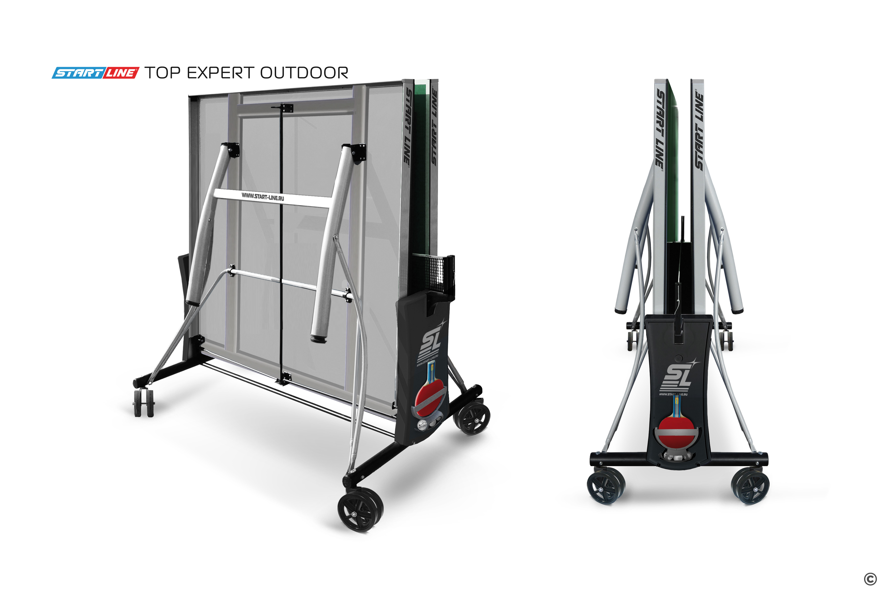 Стол теннисный Top Expert 6 Всепогодный Зелёный Фото №4