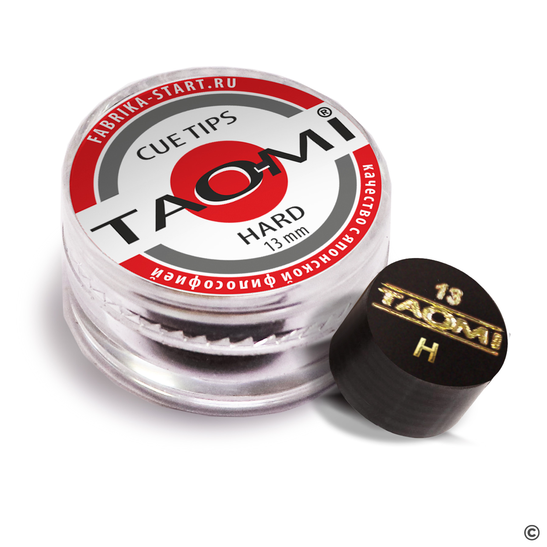 Наклейка для кия TAO-MI 13мм, HARD без фибры NG Фото №1