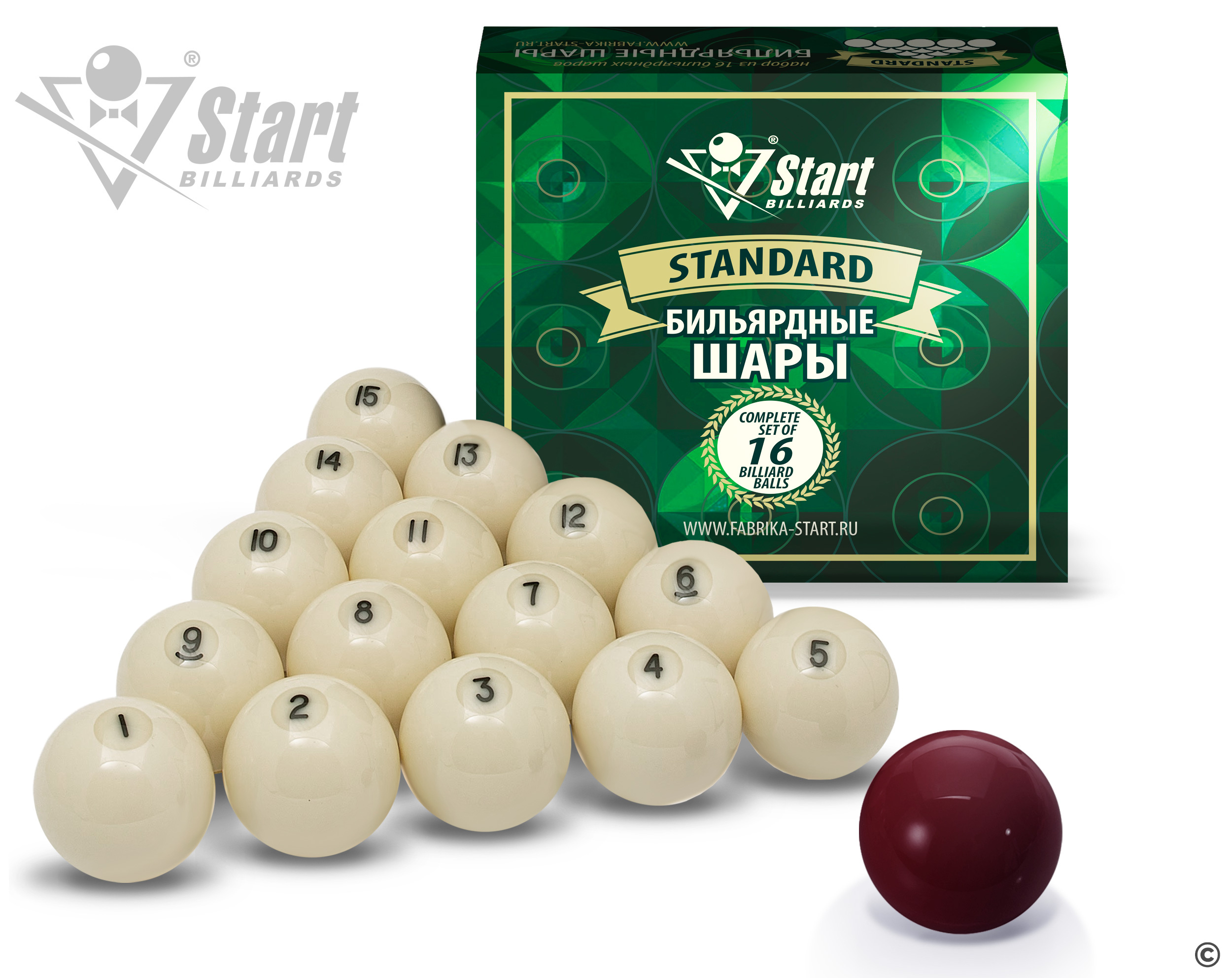 Шары Start Billiards РП 68мм 797401 Фото №1