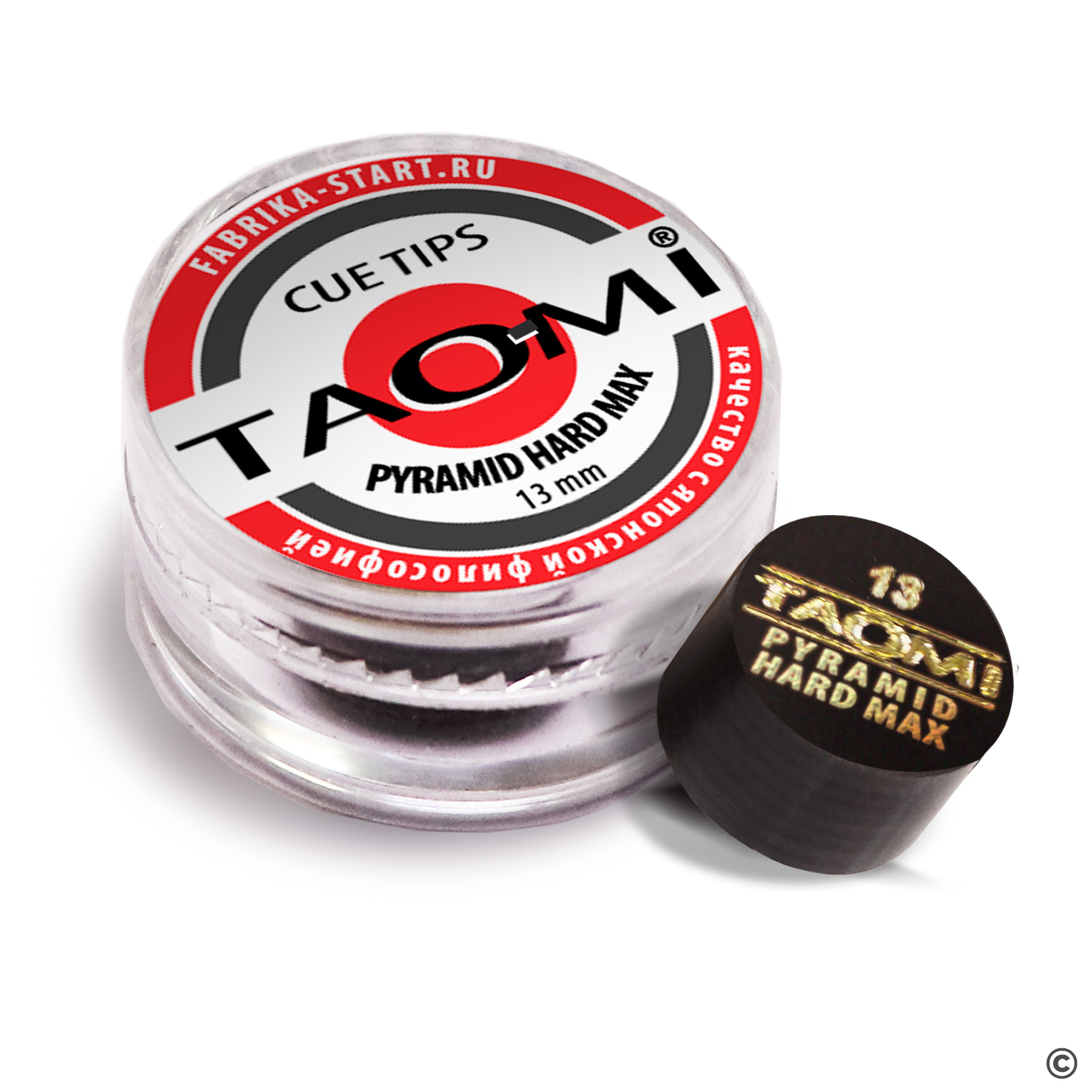 Наклейка для кия TAO-MI 13мм, Pyramid HARD MAX без фибры Фото №3