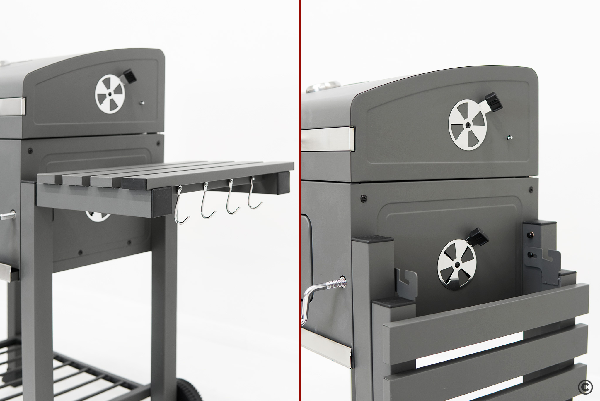 Прямоугольный угольный гриль LOCKER Фото №20