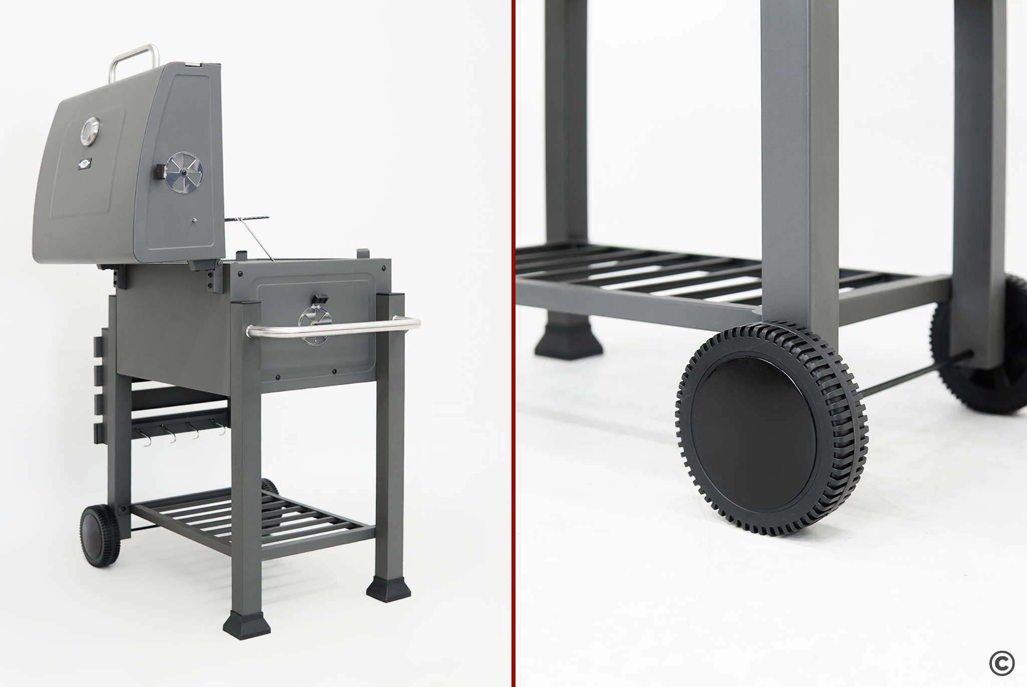 Прямоугольный угольный гриль LOCKER Фото №16