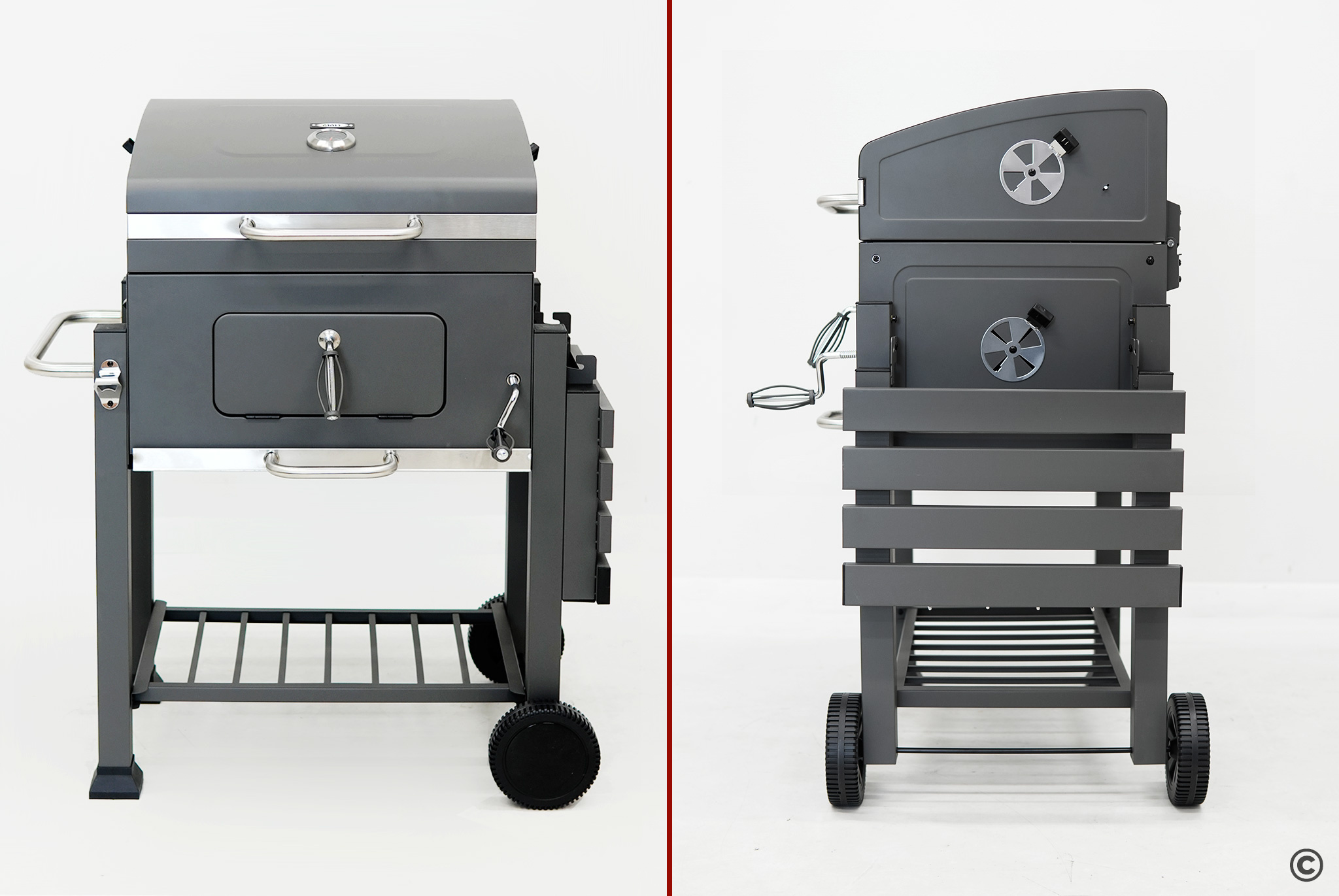 Прямоугольный угольный гриль LOCKER Фото №12