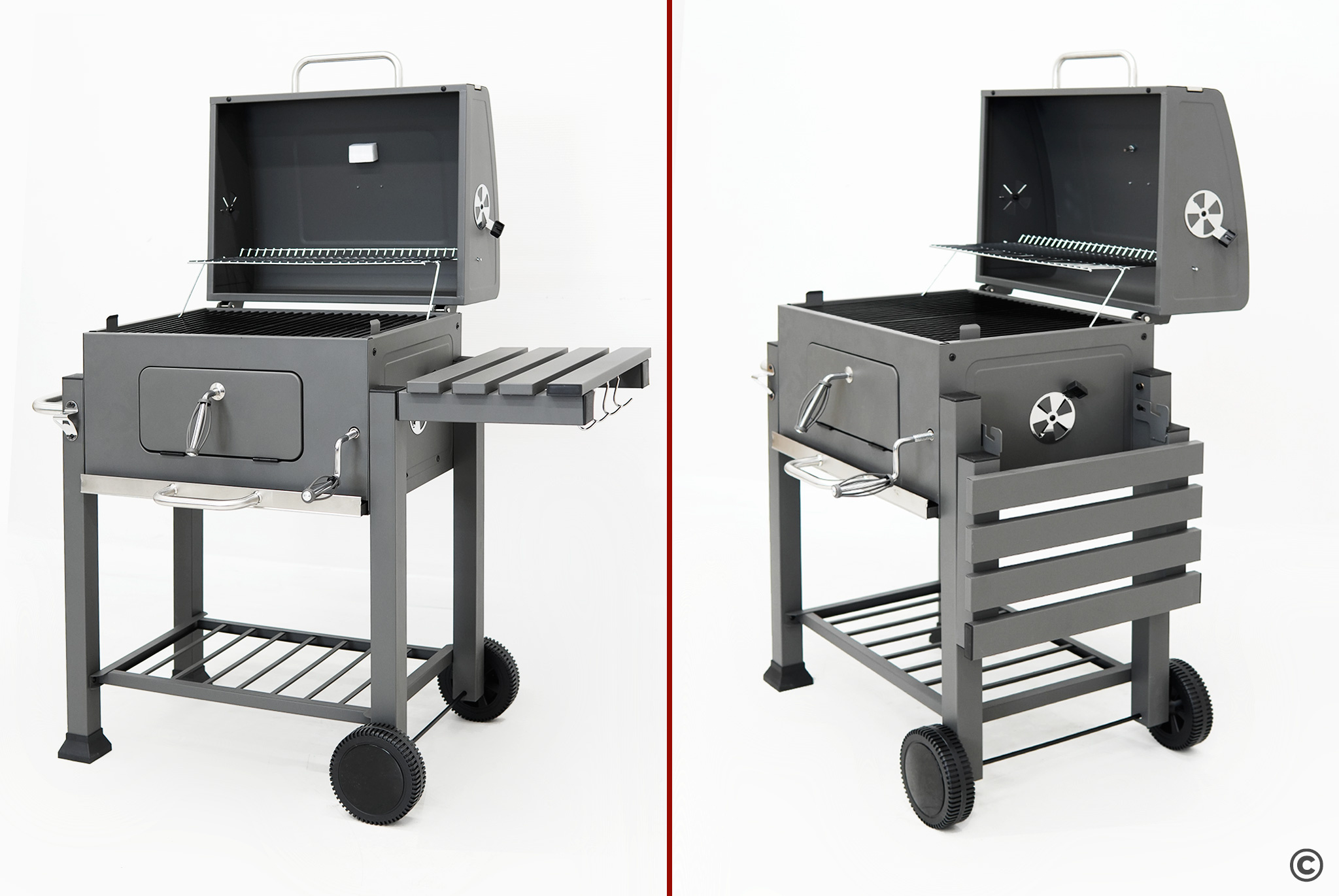 Прямоугольный угольный гриль LOCKER Фото №14