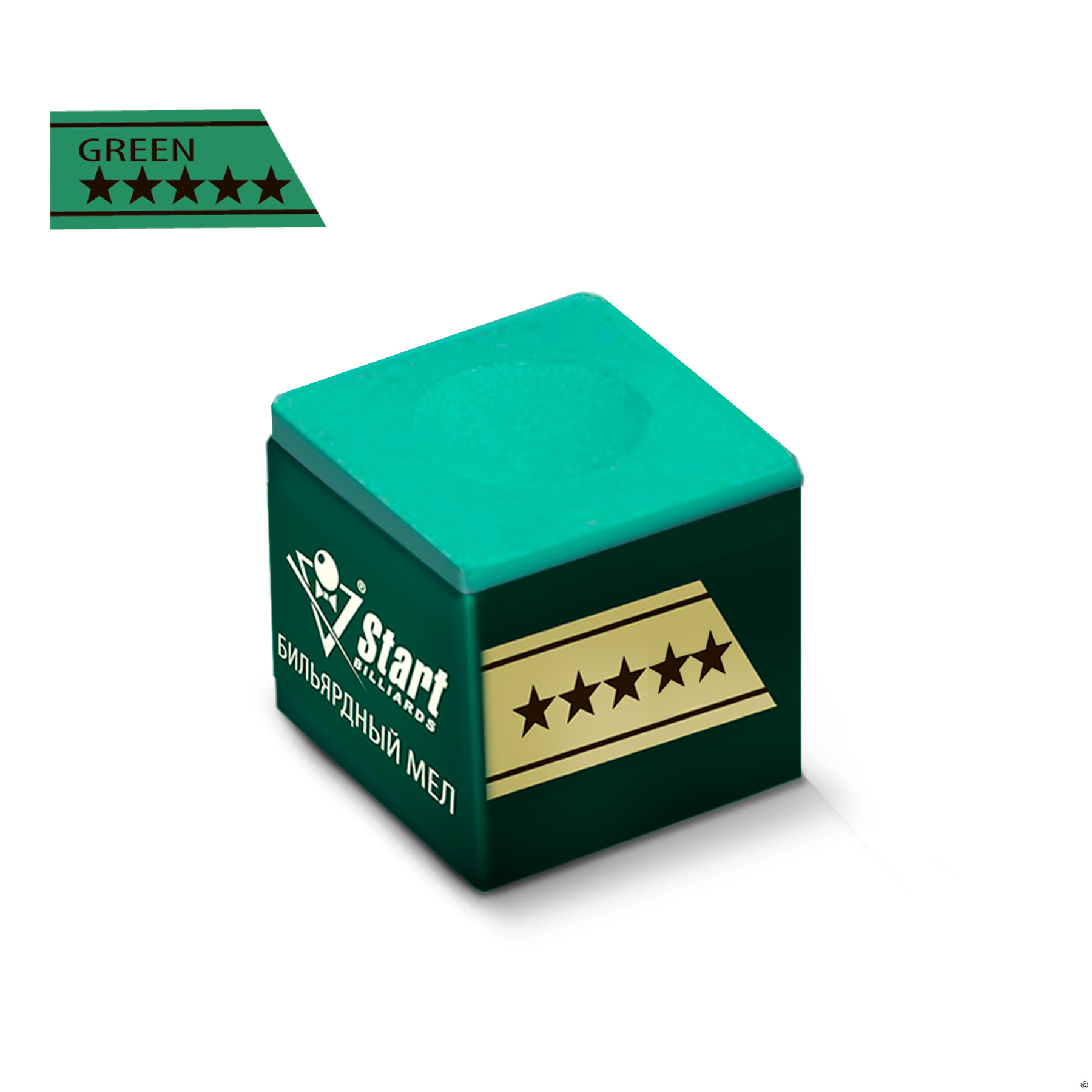 Мел-Startbilliards-5-звезд-зеленый-1шт_01