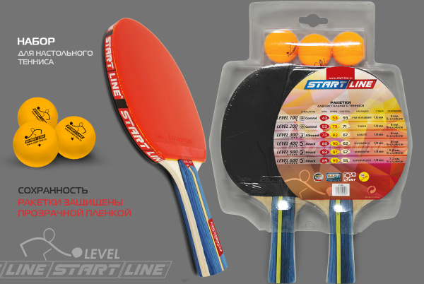 Набор-2-р-ки-Level-200,-3-мяча-Club-Select_04+