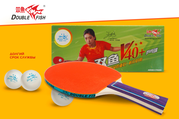 Мячи_Double-Fish-V40_2star_V211F_10шт_04+