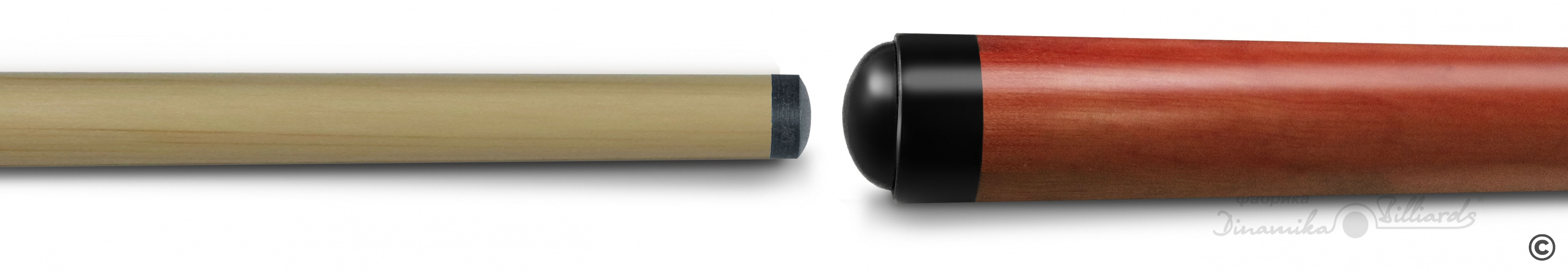 1-2-Пул Кий "Звездочка" 1 РС, турняк-граб,цвет груша Фото №2