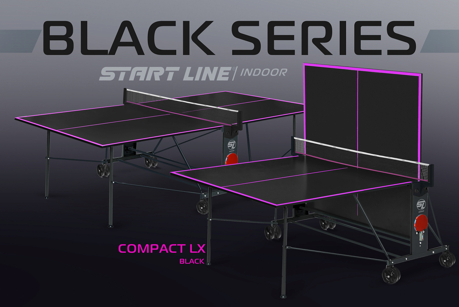 Теннисные столы серии Black. Громкие новинки каталога Start Line!