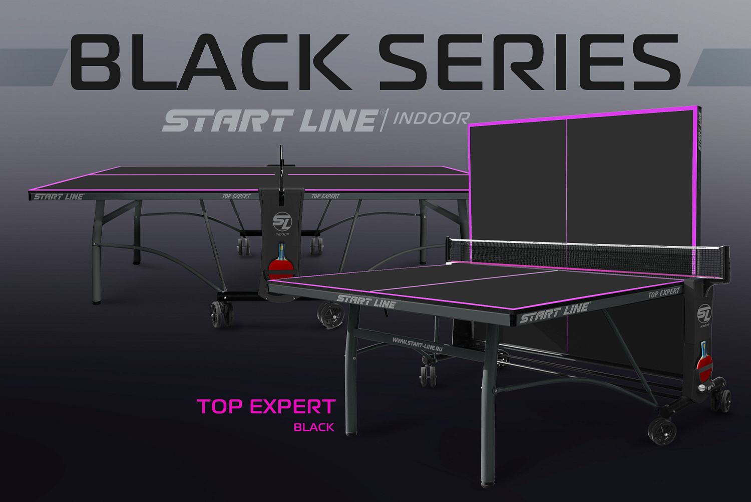 Теннисные столы серии Black. Громкие новинки каталога Start Line!