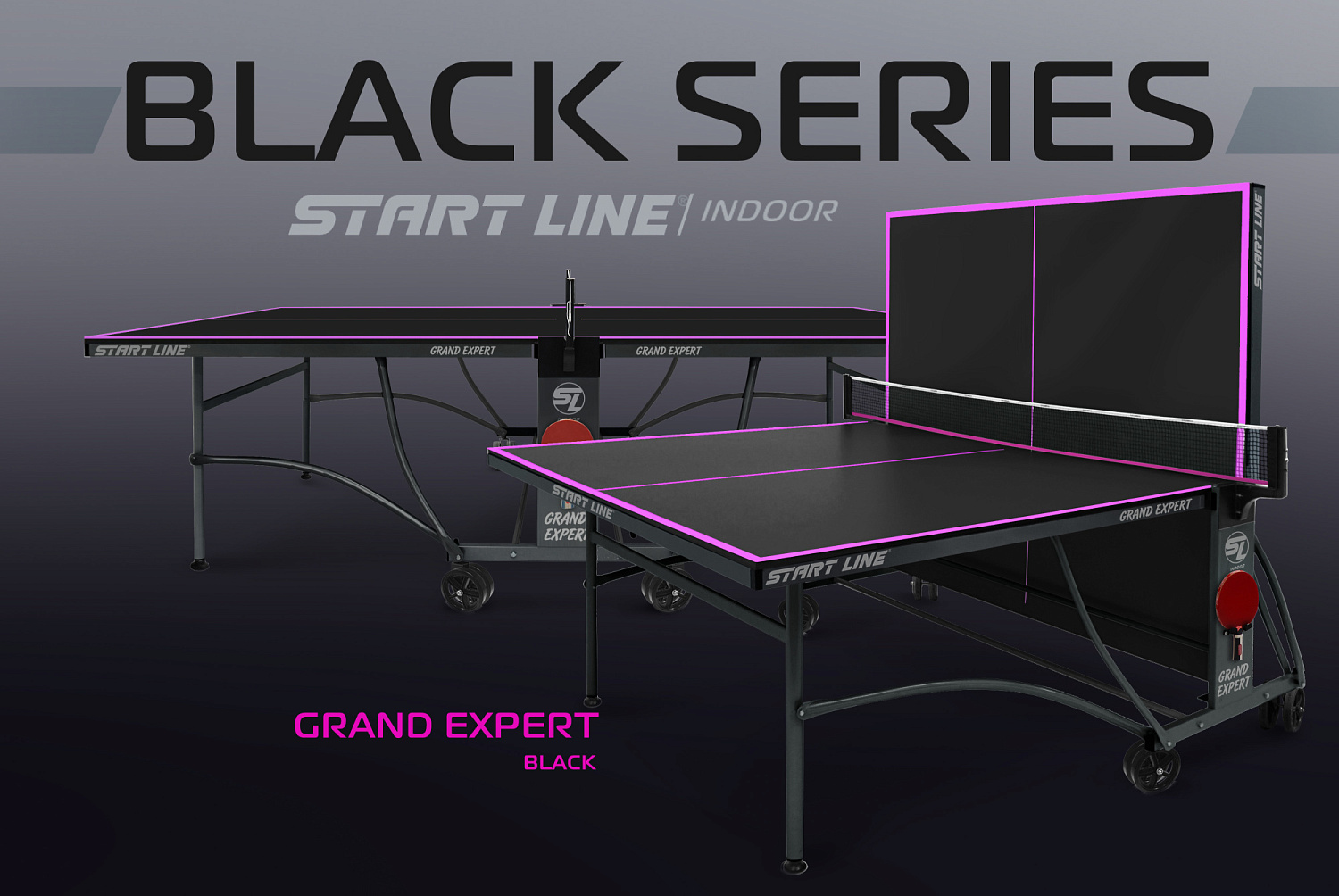 Теннисные столы серии Black. Громкие новинки каталога Start Line!