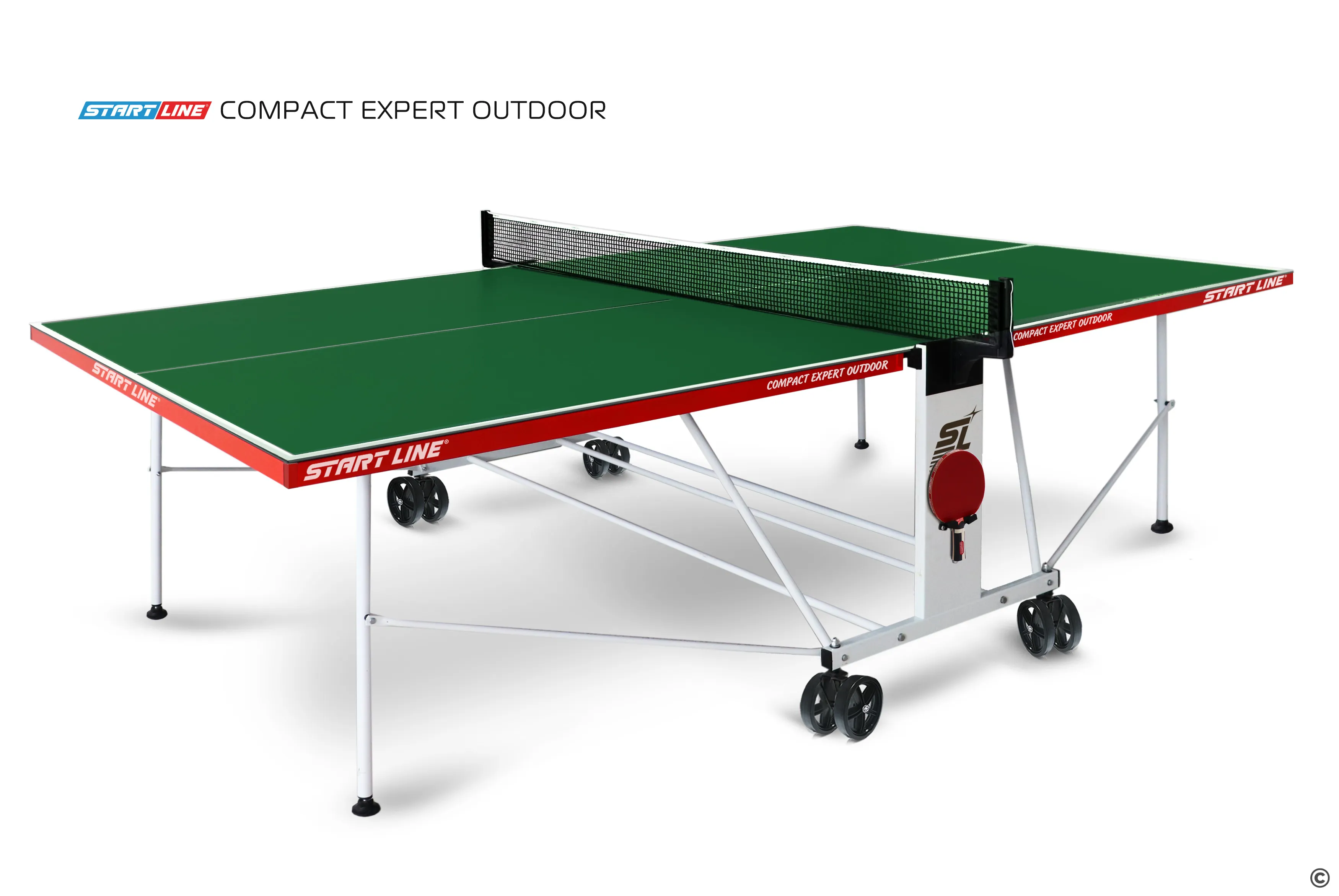 Стол теннисный Compact EXPERT Outdoor 4 Зелёный