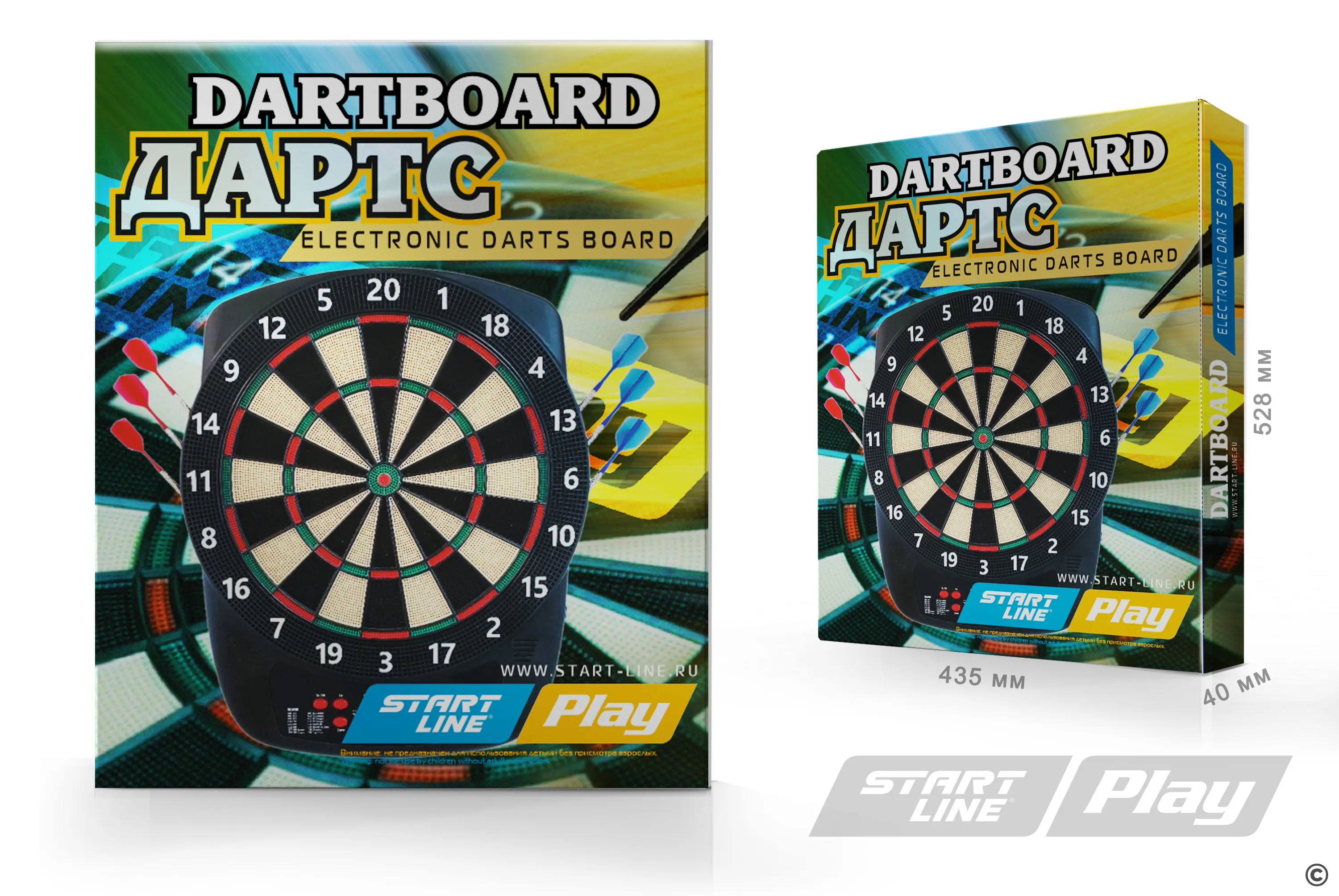 Комплект для игры в электронный дартс Start Line Play Electronic Dartboard  — купить у производителя – производитель Start Line