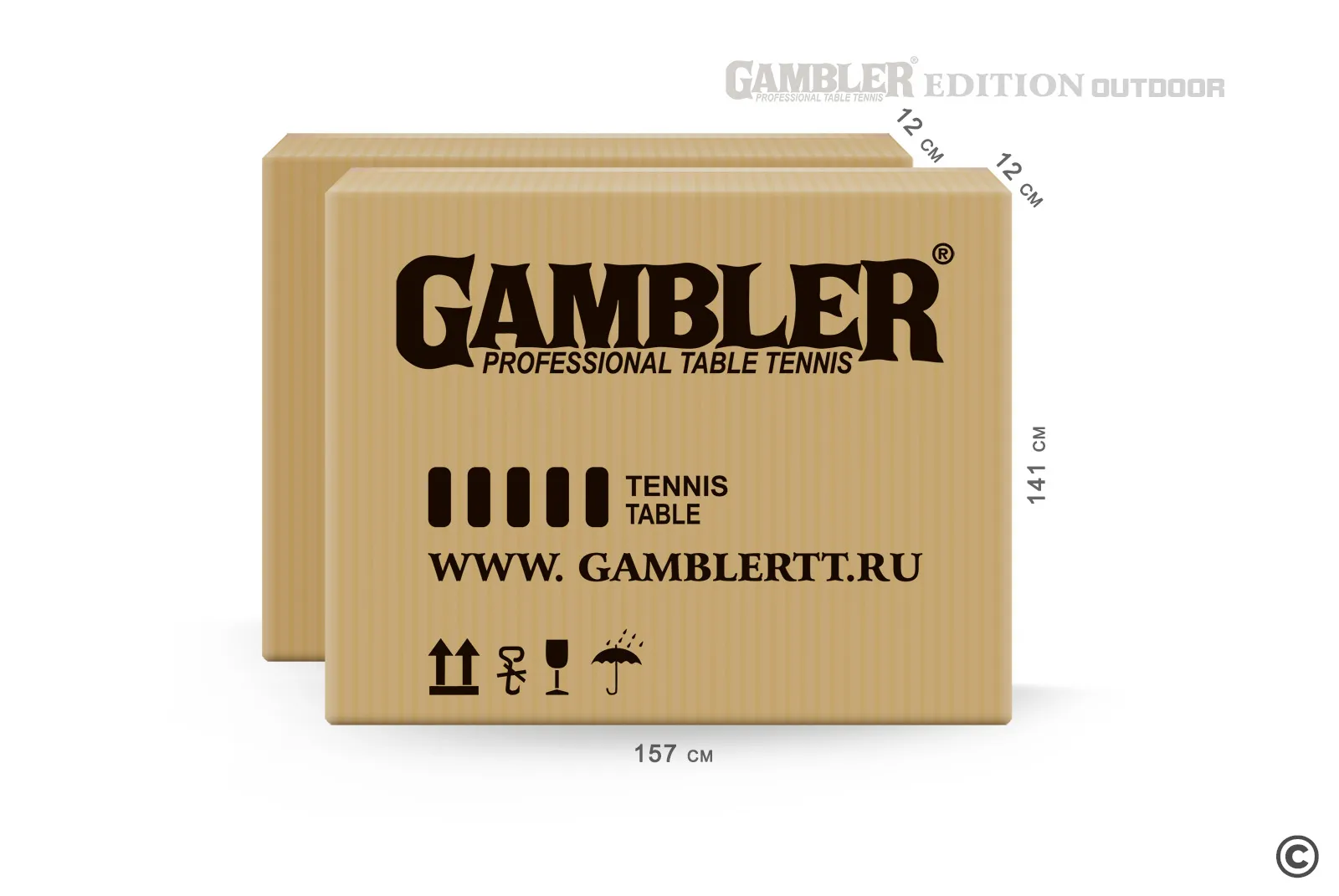 Теннисный стол gambler edition outdoor